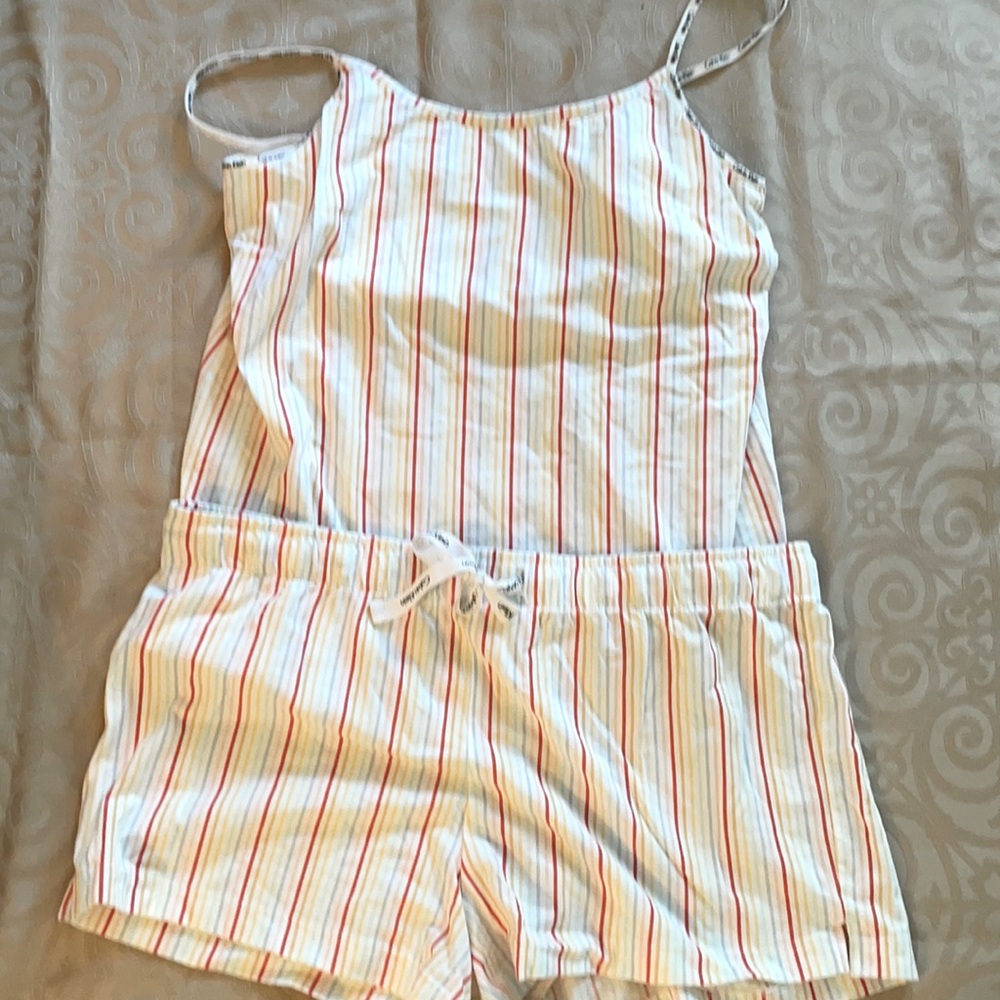 Calvin Klein 2 piece Pj set.  Cami has bra insert